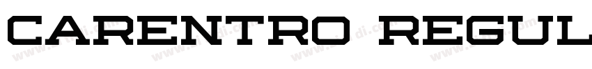 Carentro Regular字体转换 Carentro Regular字体转换
